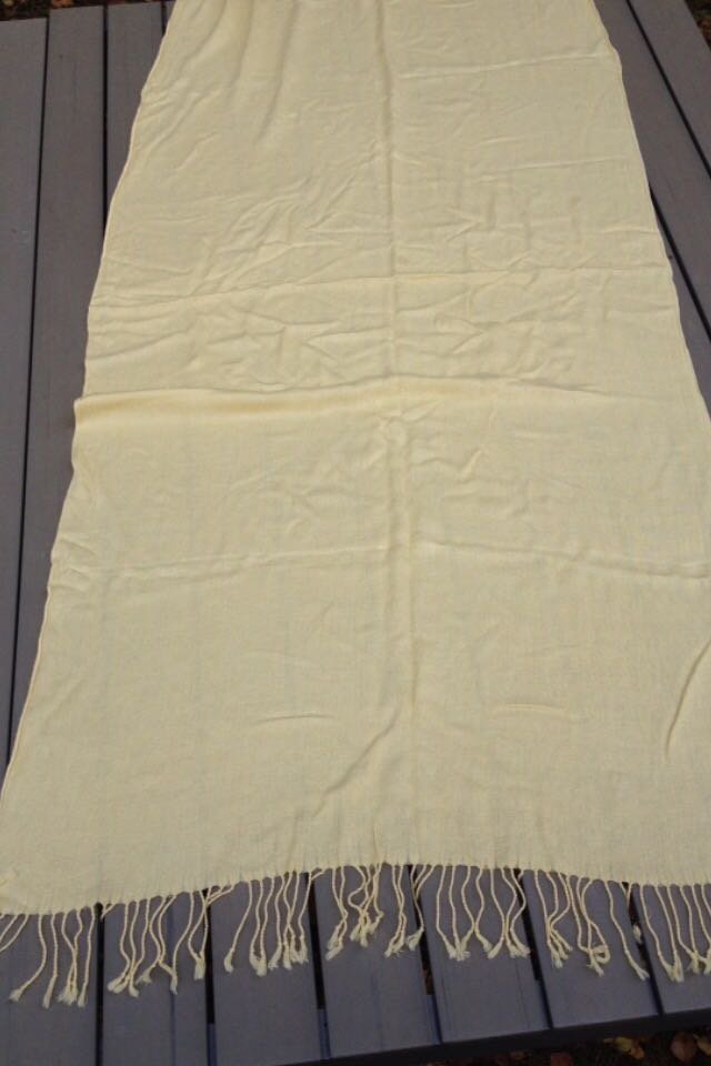 H&M Tuch SCHAL pastell gelb 