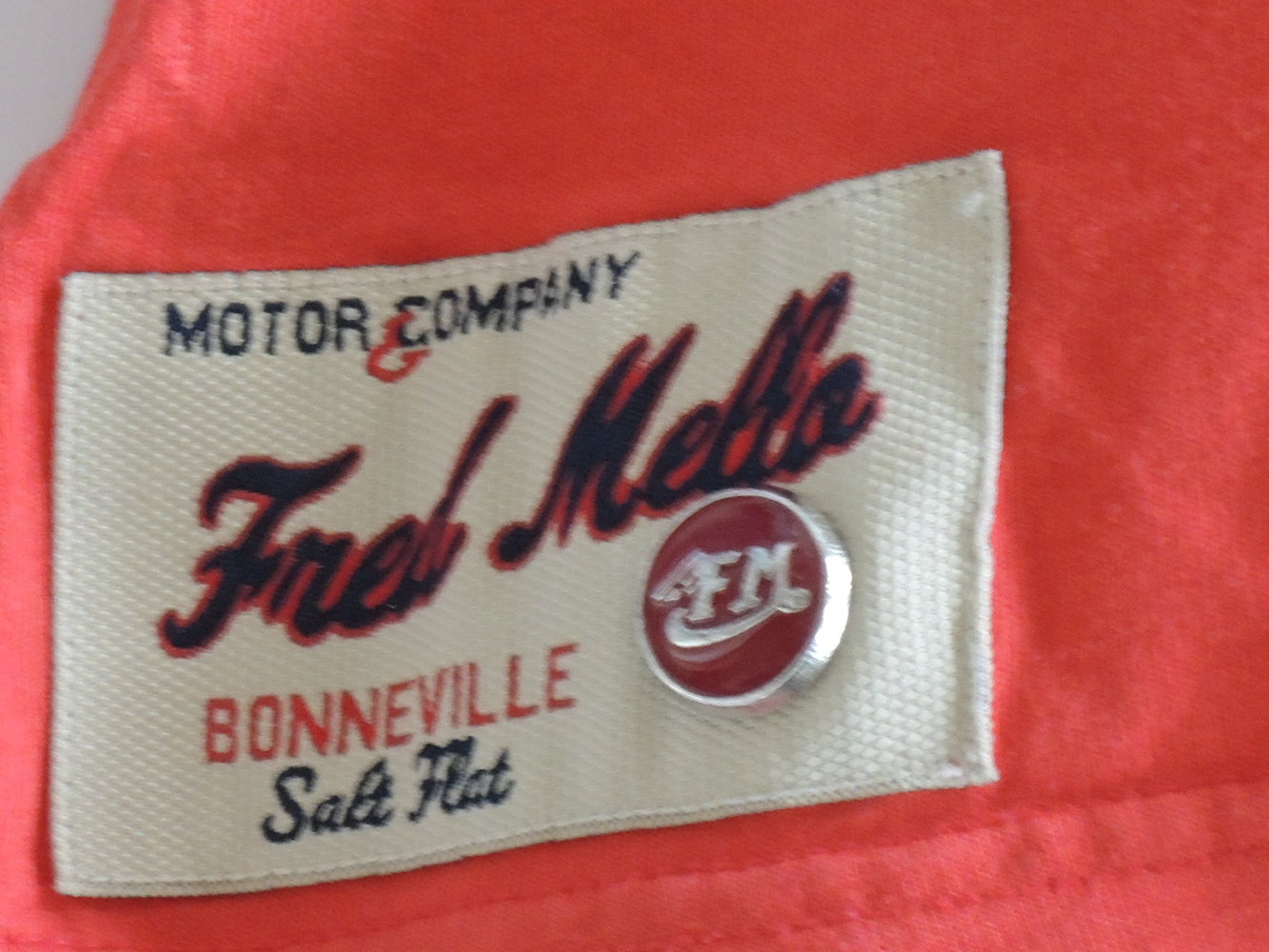 Cooles Luxus Polo Shirt rot mit Rücken Print Gr.4 104 110 Limited Edition von Fred Mello