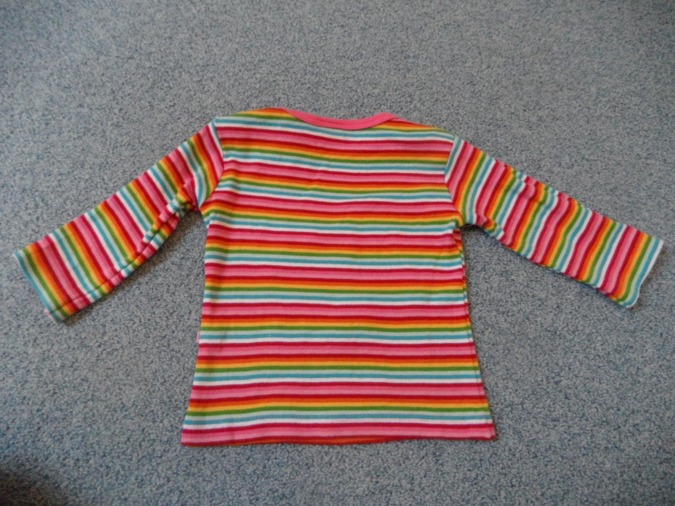 little girl star regenbogenbuntes weiches Langarmshirt