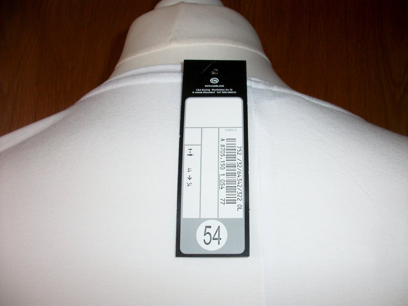 #Plussize C&A #Clockhouse T-Shirt mit Print, weiß, Gr. 54, ungetragen