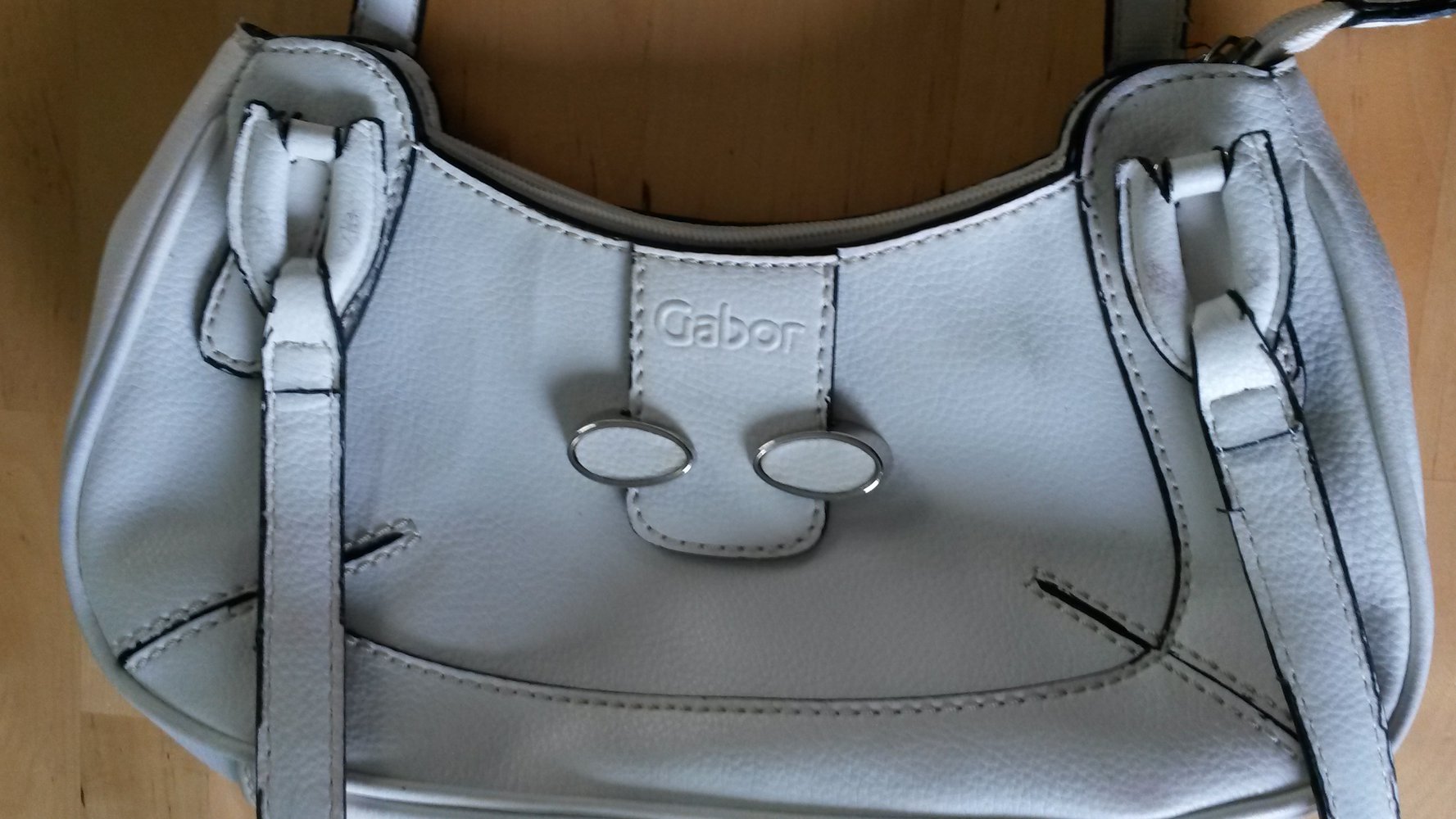 Gabor weiße Schultertasche 