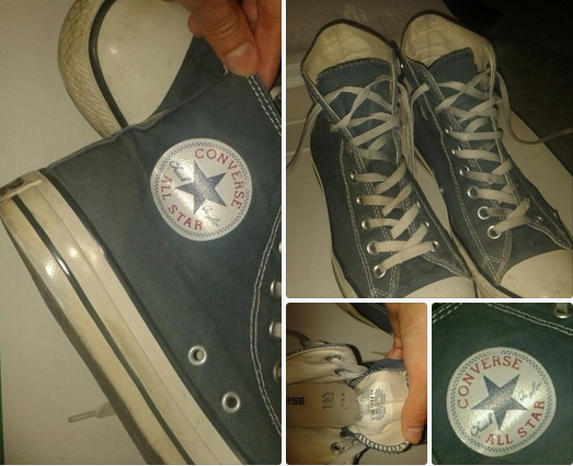Blaue converse chucks Größe 39,5