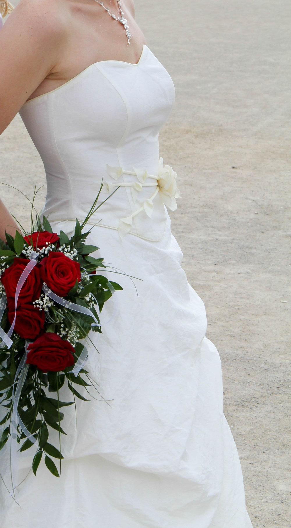 Brautkleid 36 in creme | 4-Teilig: Rock, Corsage, Bolero und Reifrock