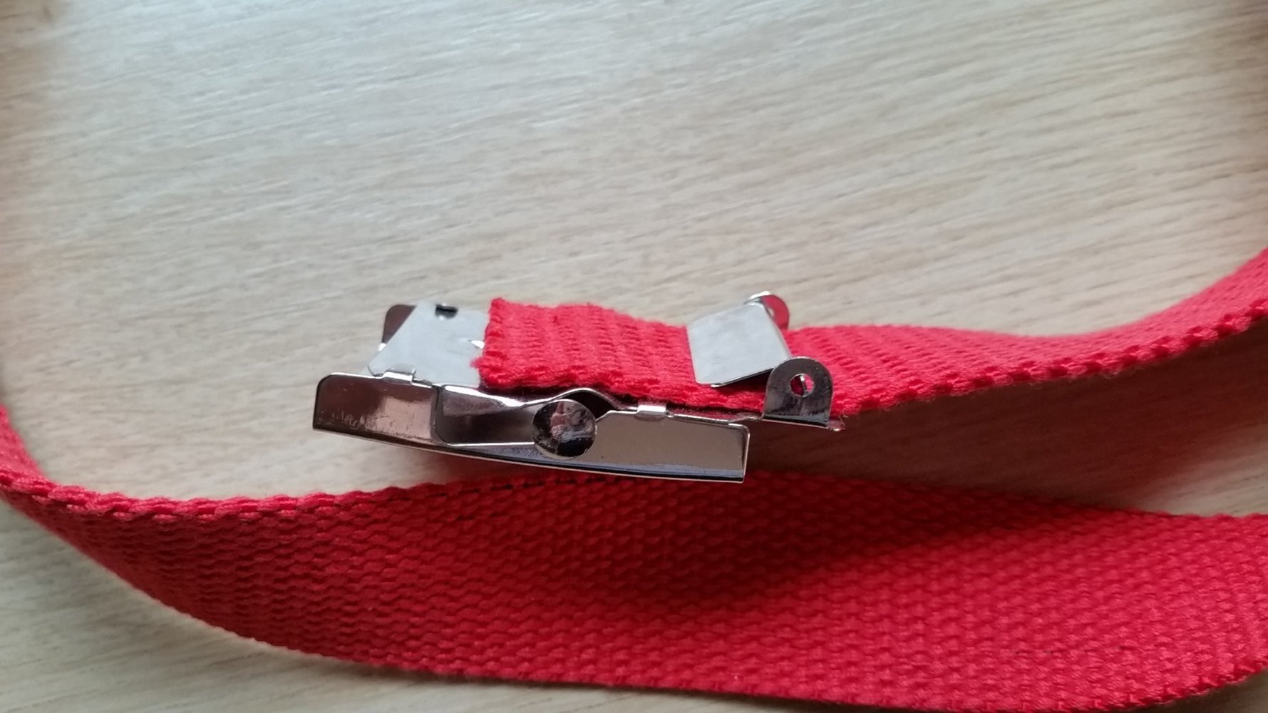 Roter Military-Gürtel, Koppel, 103cm