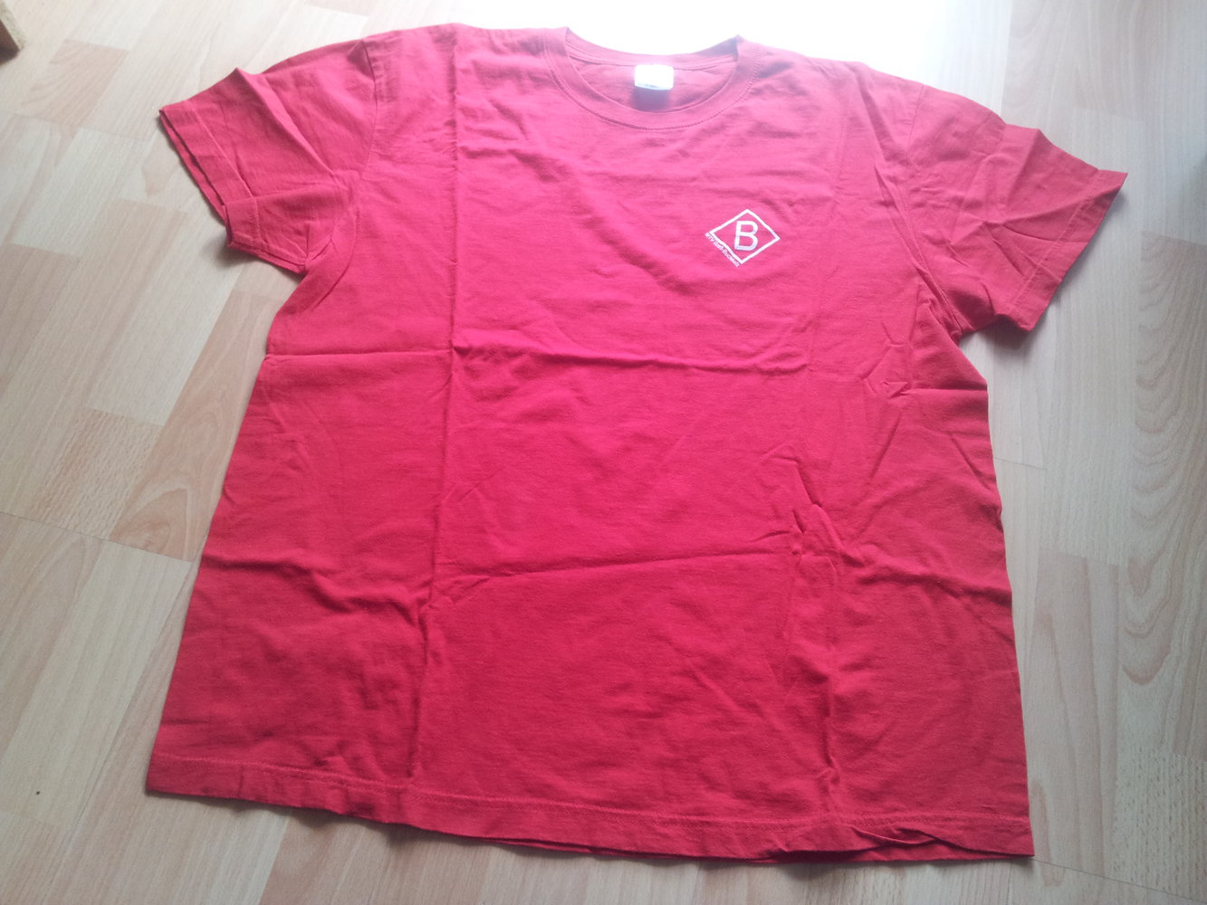  Shirt rot MTV Groß- Buchholz Hannover Baumwolle Gr. XL