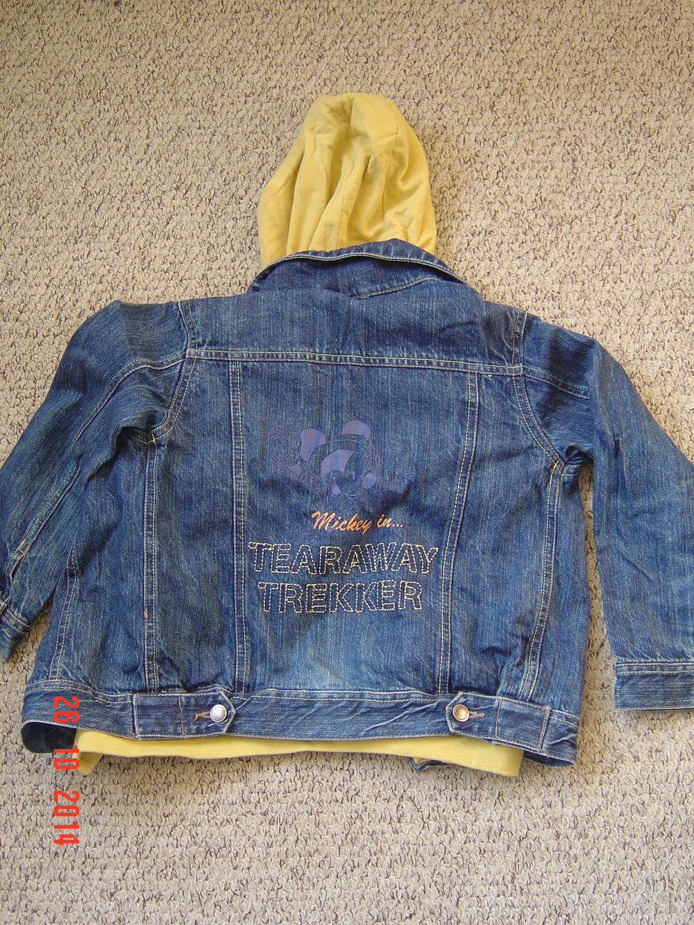 Jeansjacke mit herausnehmbarer Sweatweste