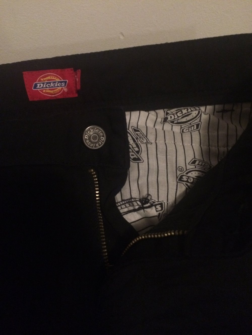 Dickies Arvada Boyfriend Hose schwarz aus USA