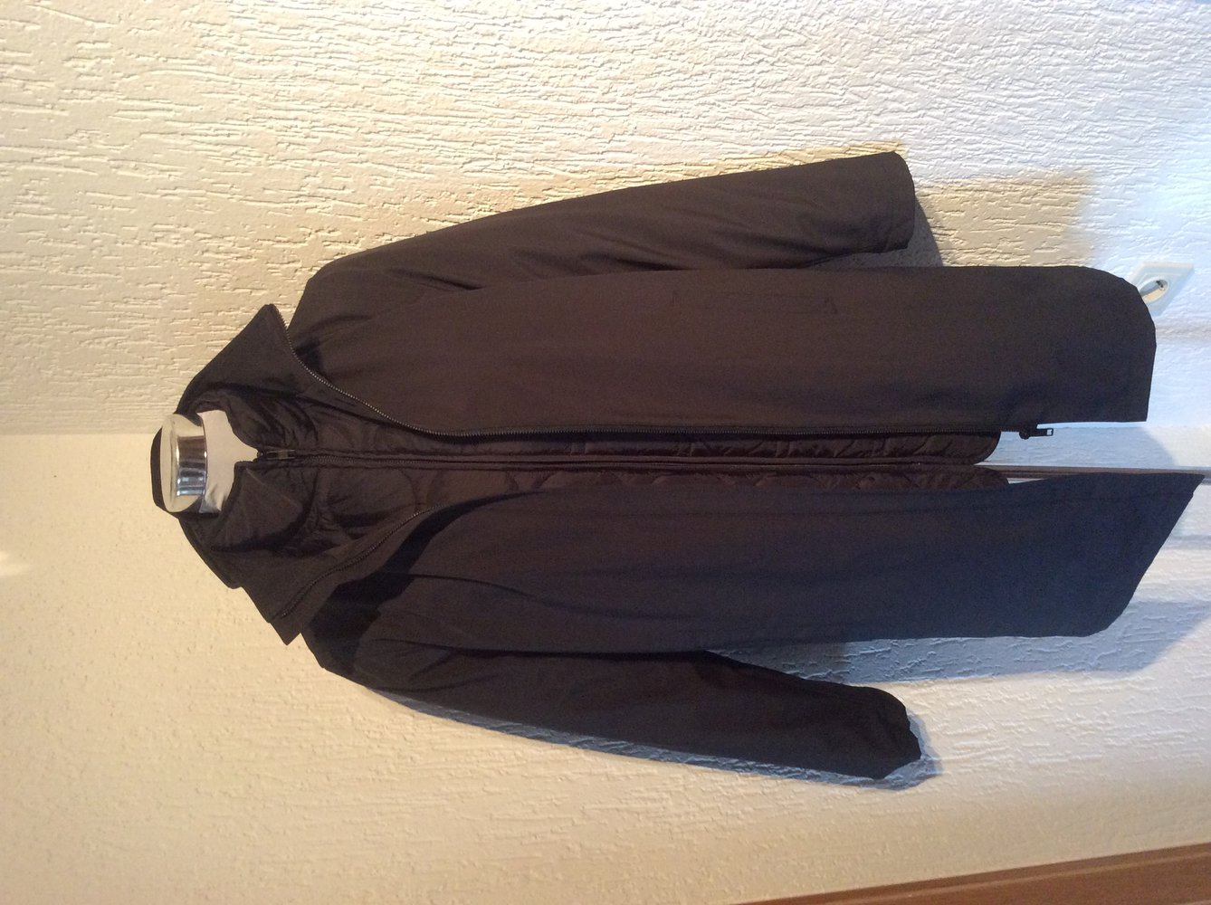 Mexx Damen Mantel schwarz  2fach Jacke , innen eine gesteppte außen elegant Größe 34