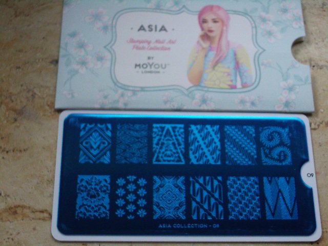 Moyou Stamping Nail Art  NEUE Schablone  Asia 09