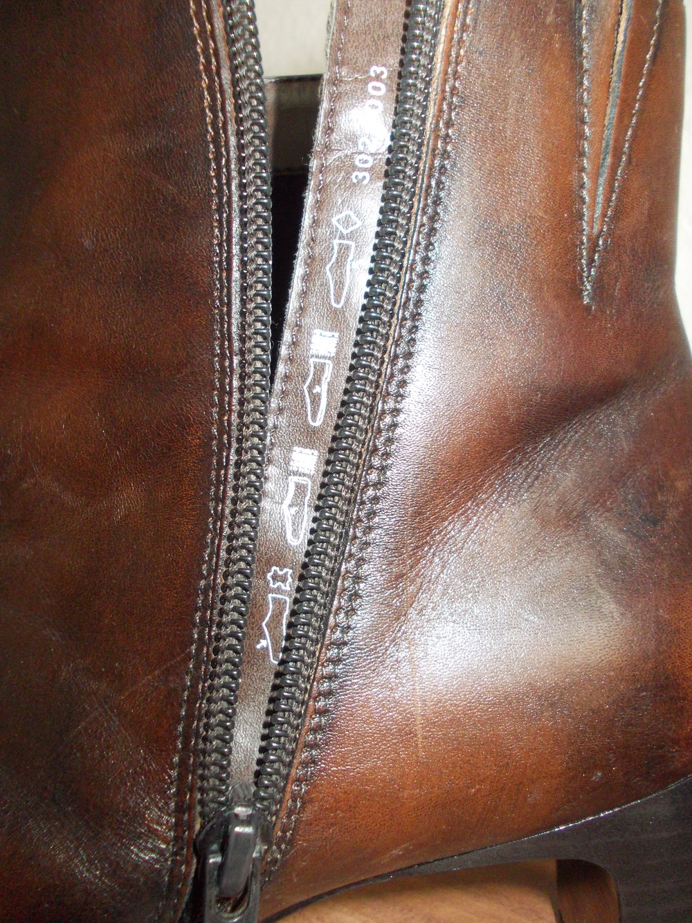 Echtleder-Stiefeletten 