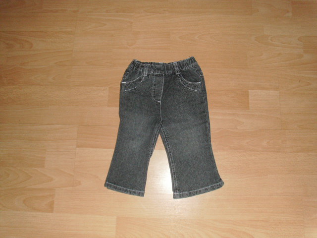 Jeans von Baby Club, antrazith, Gr. 74