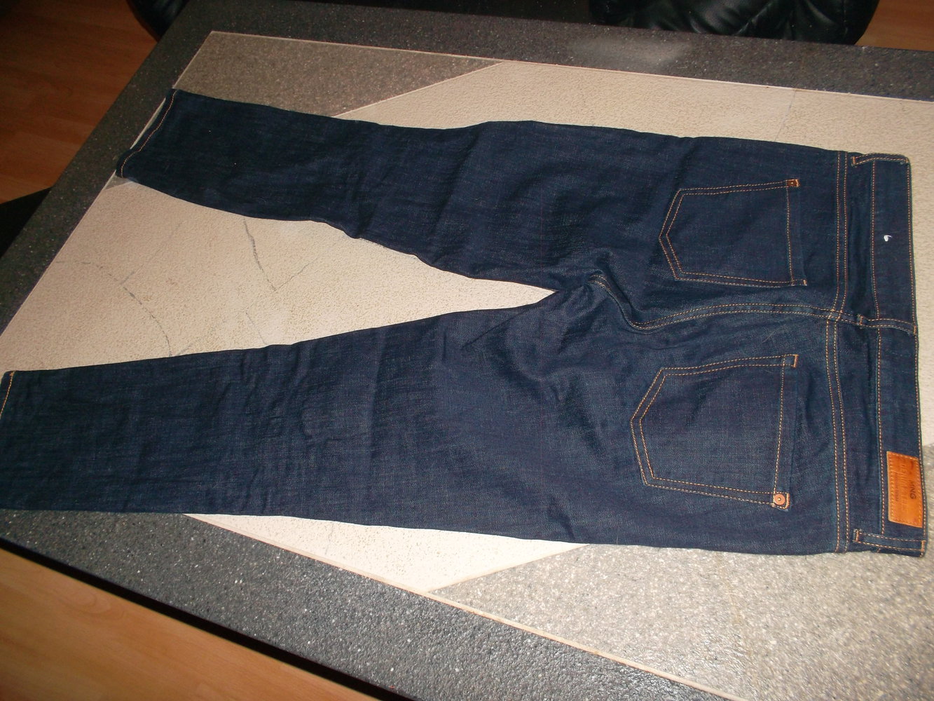 schwarze jeanshose,gr. 36