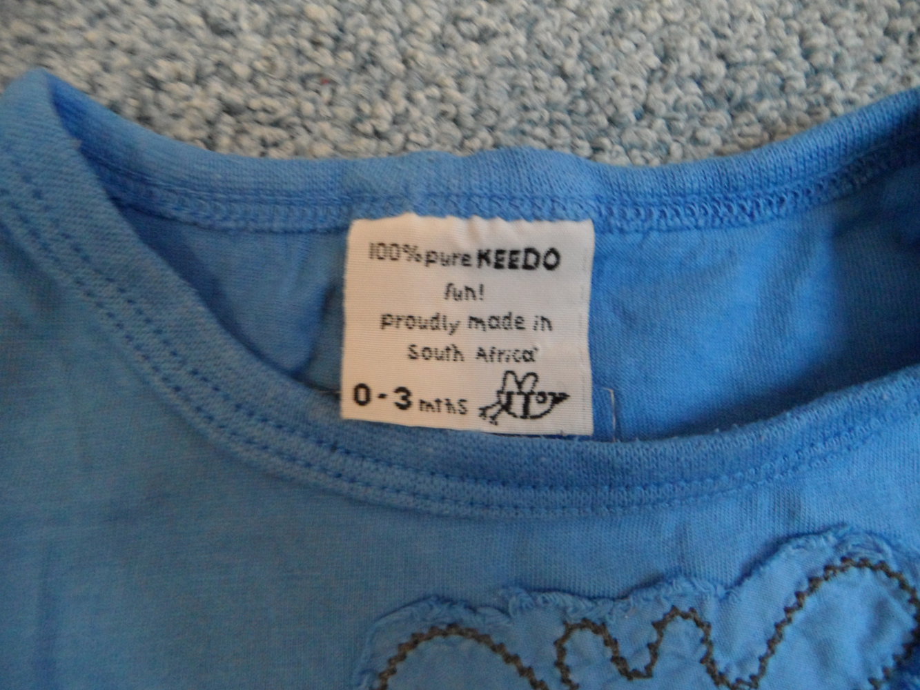 keedo Rarität aus Südafrika tolles T-Shirt mit Giraffe