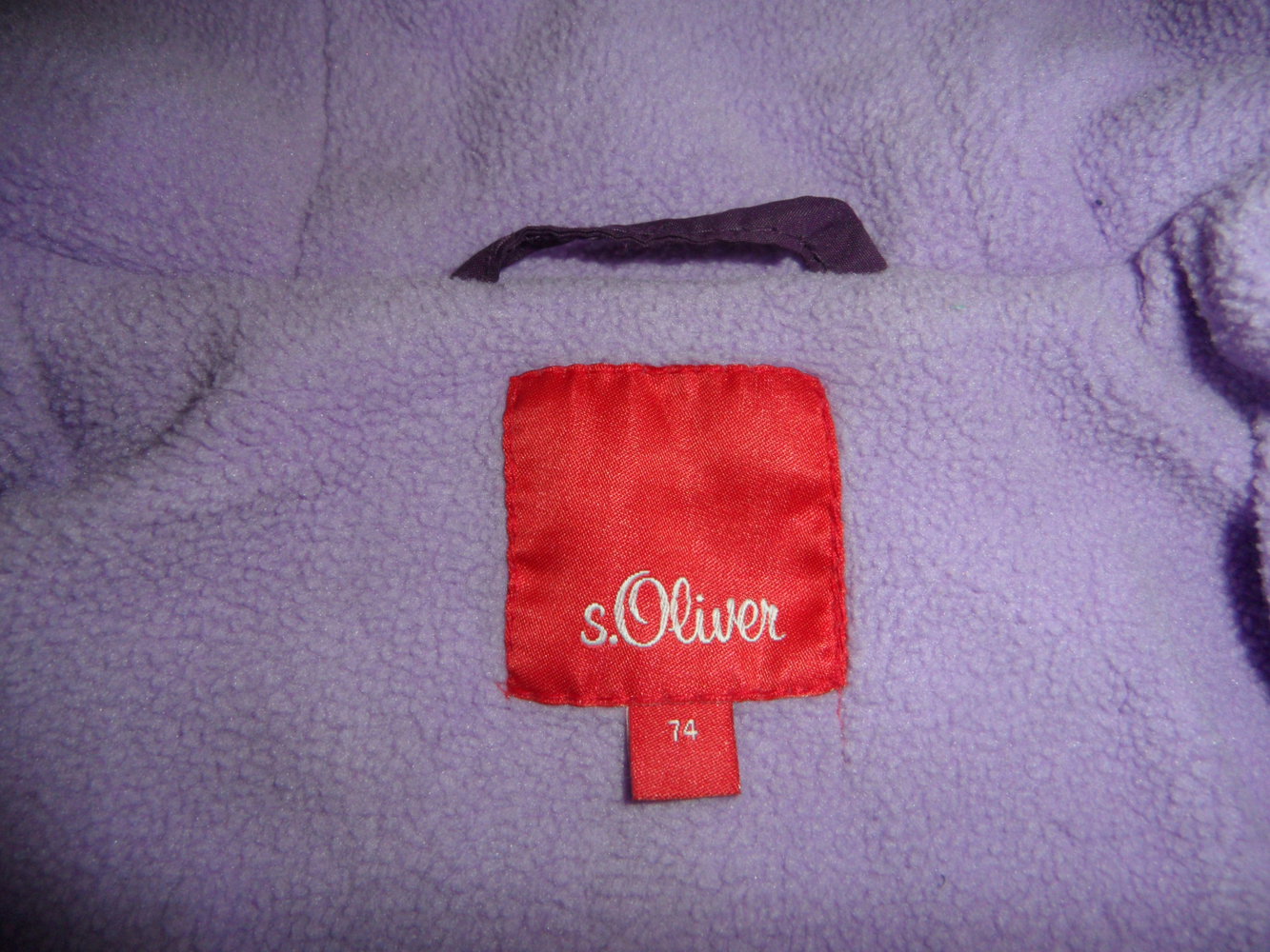 S.Oliver zuckersüße Winterjacke Herzen lila