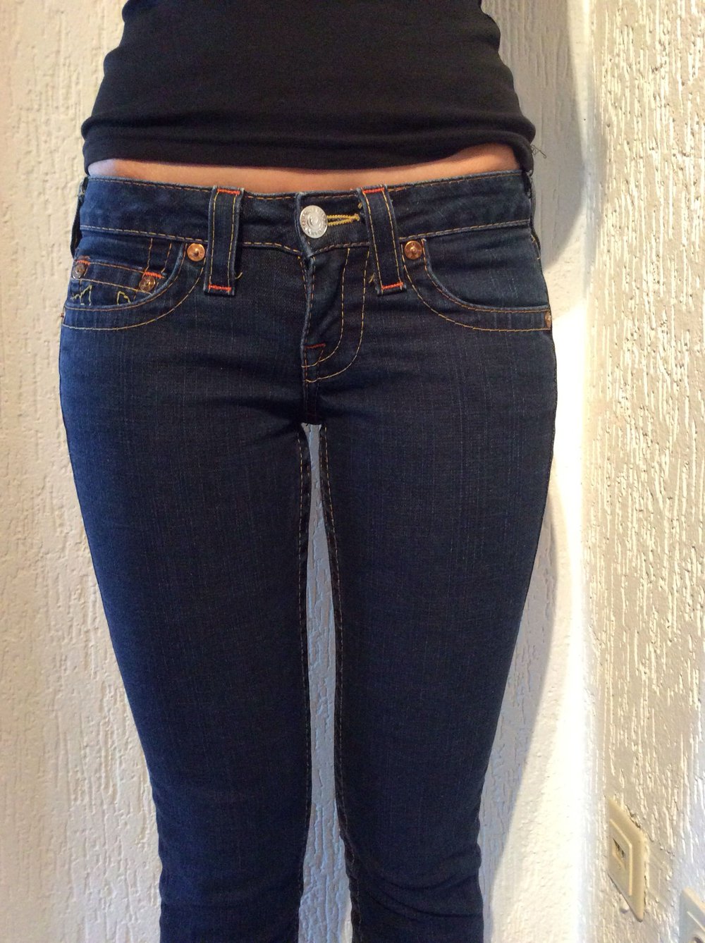 True Religion Brand Jeans  Style Kate 7/8 hise Röhre Größe 25 neuwertig 
