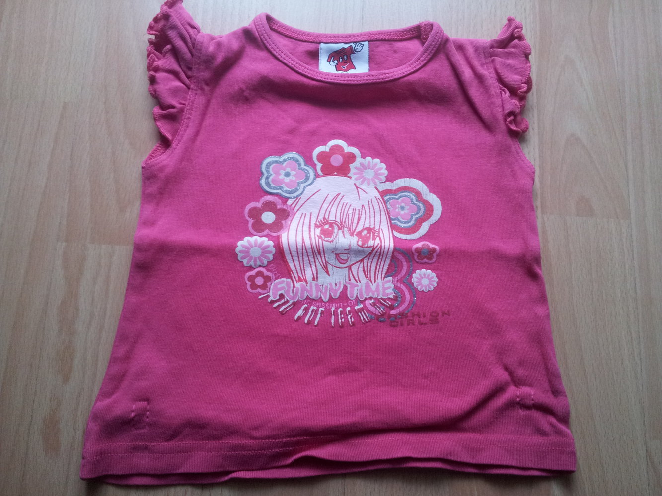 Shirt pink rosa Manga Mädchen Gr.92