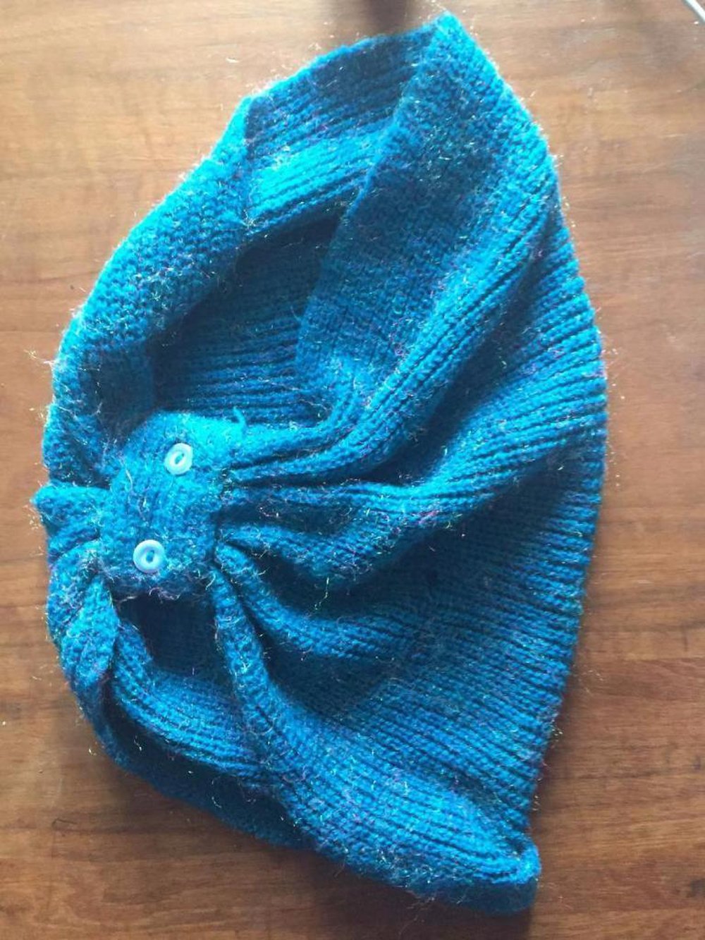 XXL Stirnband, Turban Style, auch als Schal #vintage