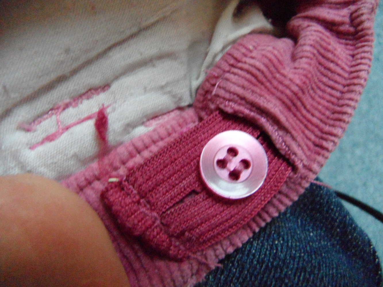 tolle Hose Cordsamt blue seven