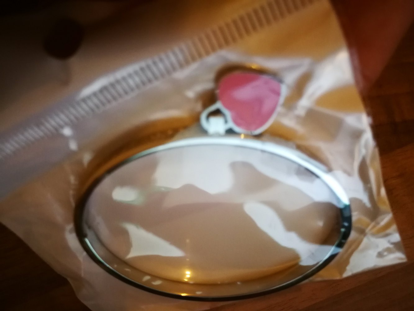 Armband mit süßem rosa Herz 