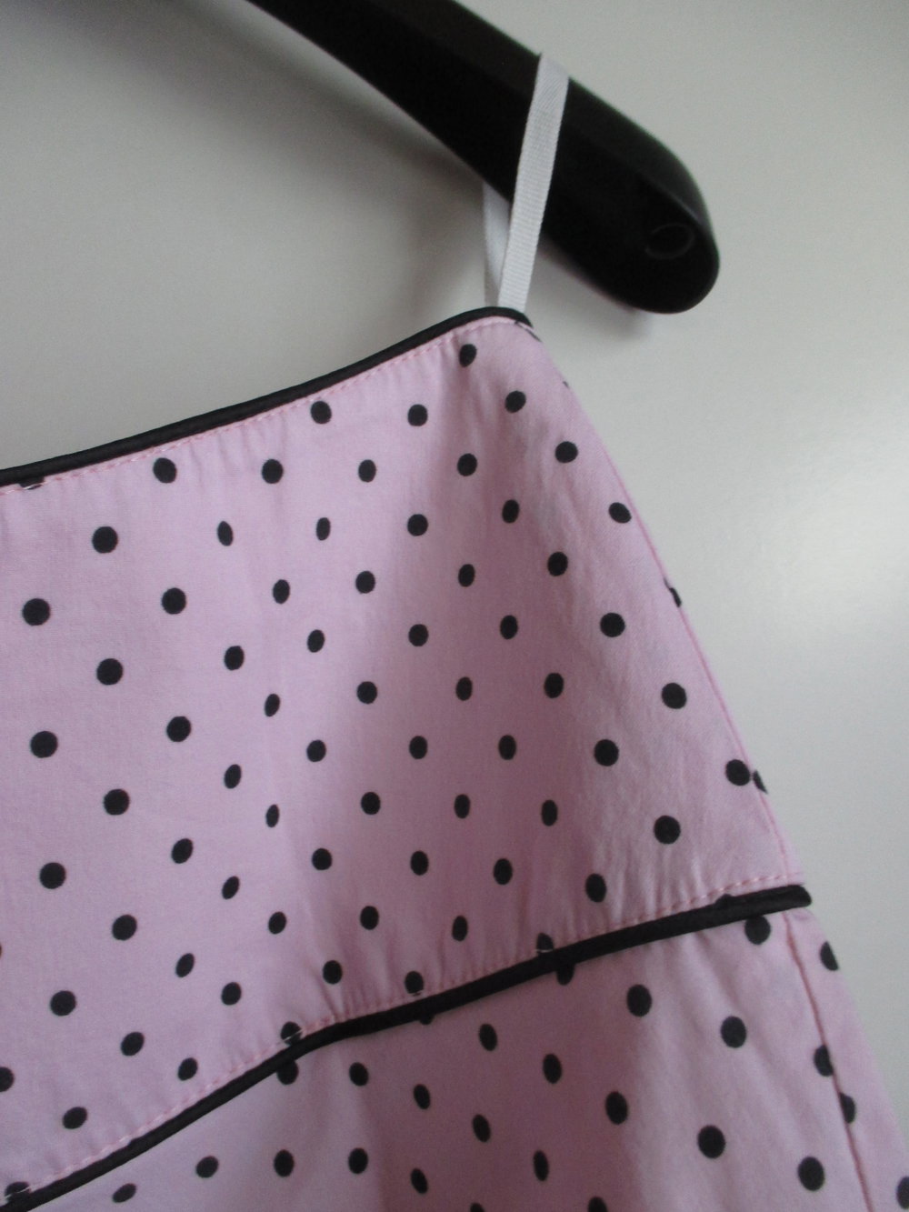 Apart; zuckersüßer Polka Dost Rock, A - Linie, Gr. 38, Rockabilly, rosa - schwarz