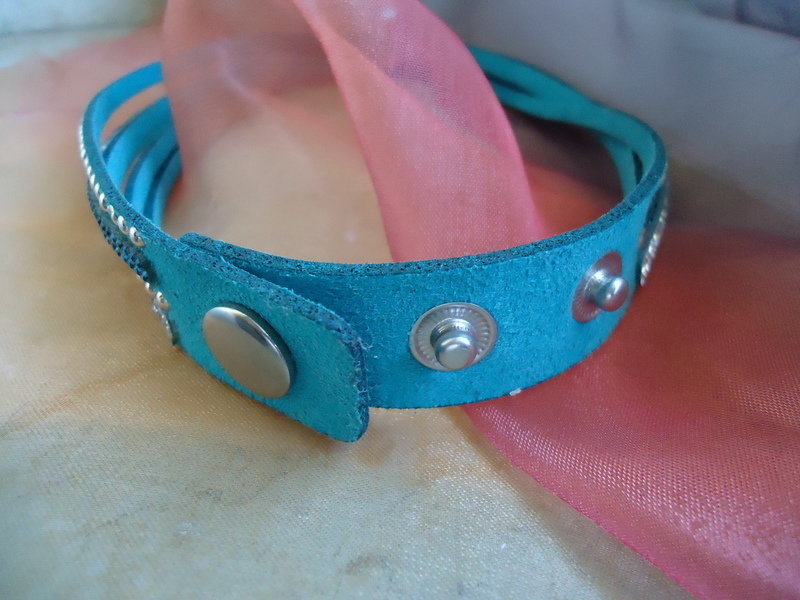 Wickelarmband (Armband Nieten-Strass)