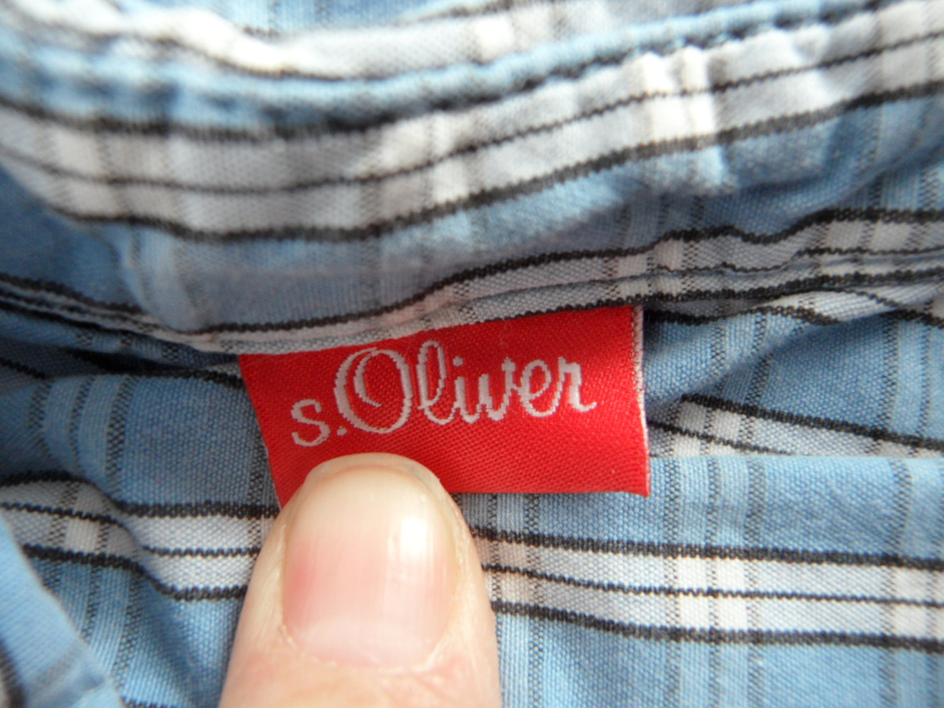 s.Oliver süßes kariertes Hemd