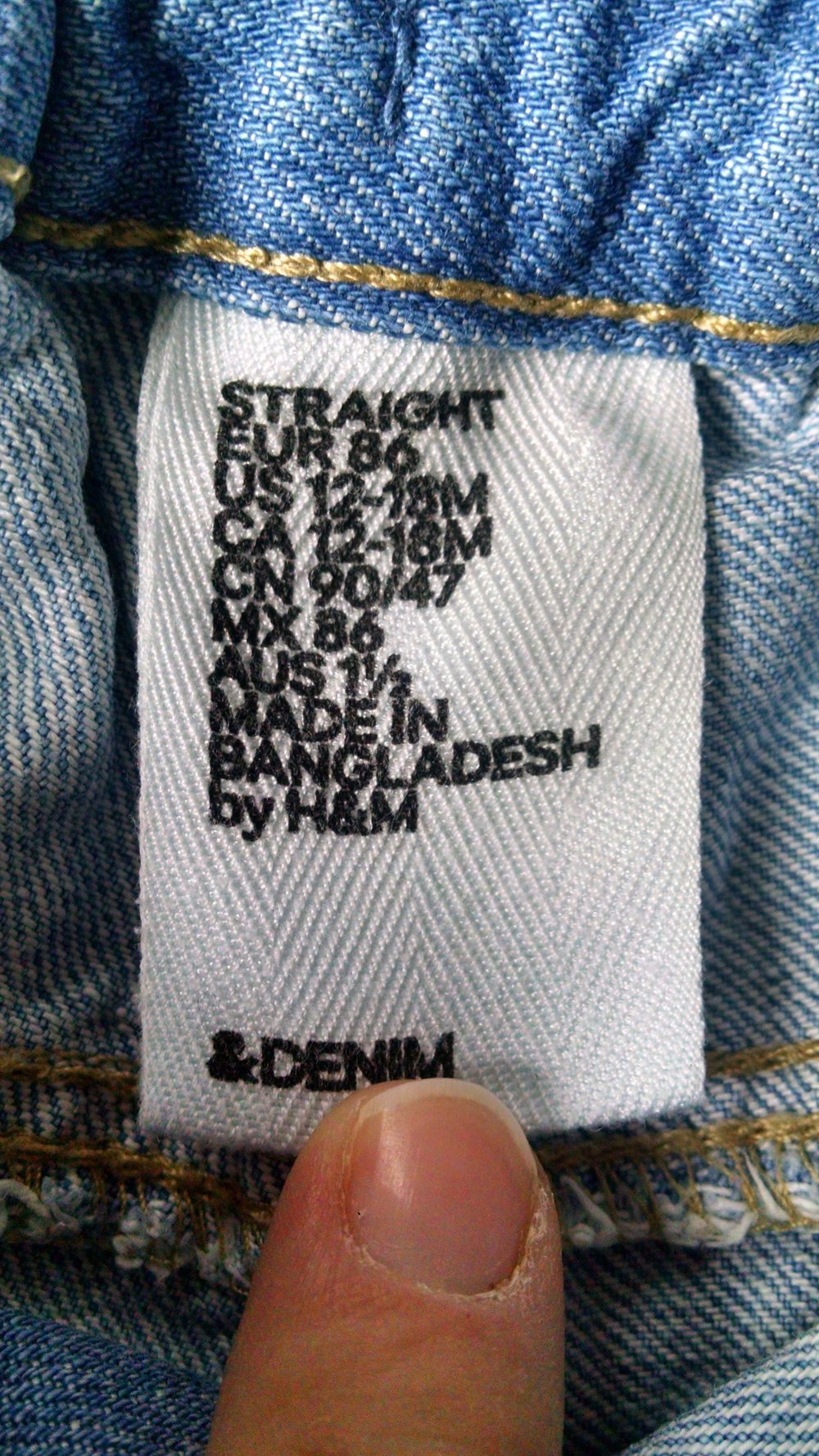 Straight Jeans Gr.86/92