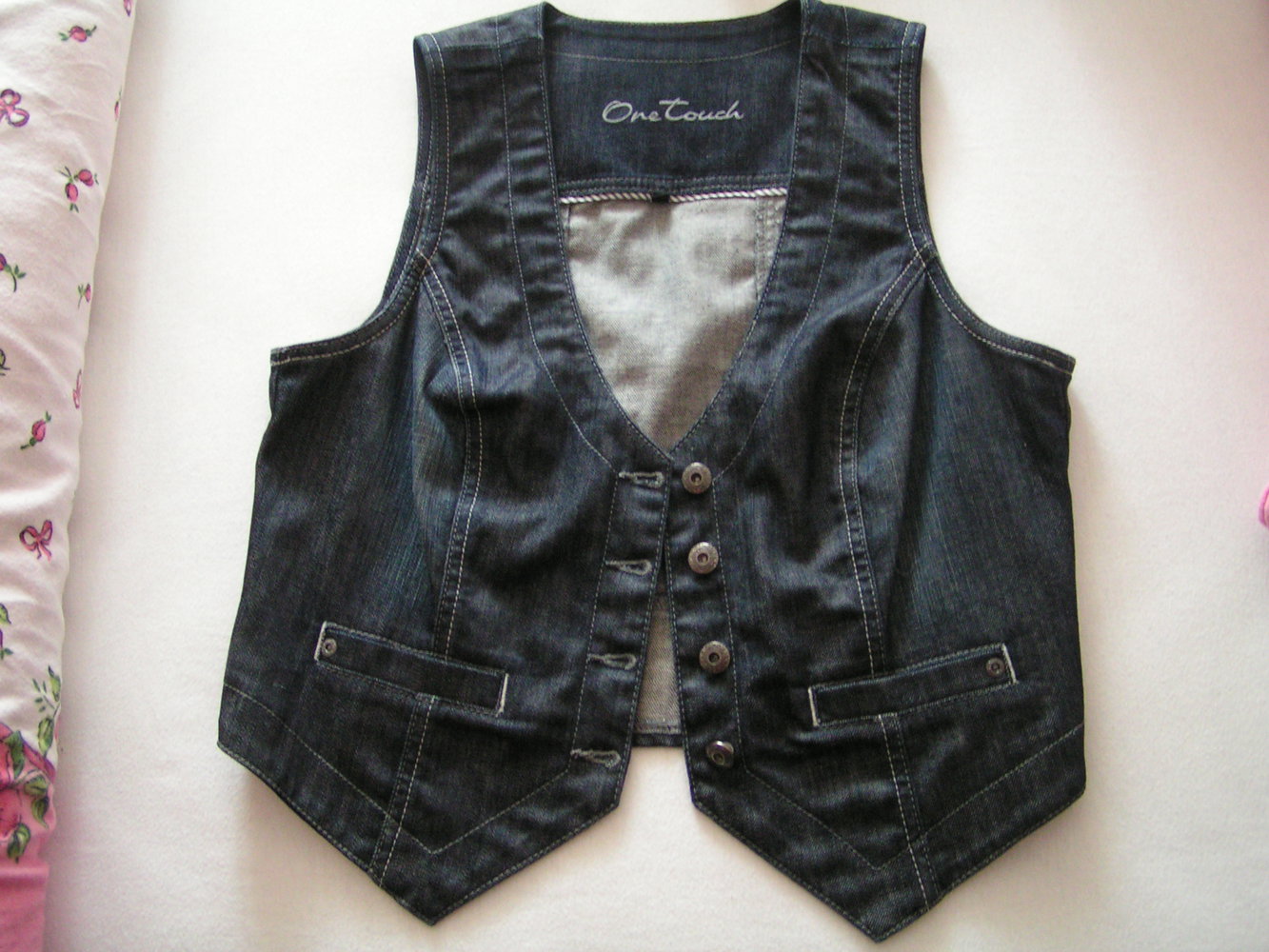 One Touch Boecker Jeans Weste darkblue Gr. 40 M Neu 99,95