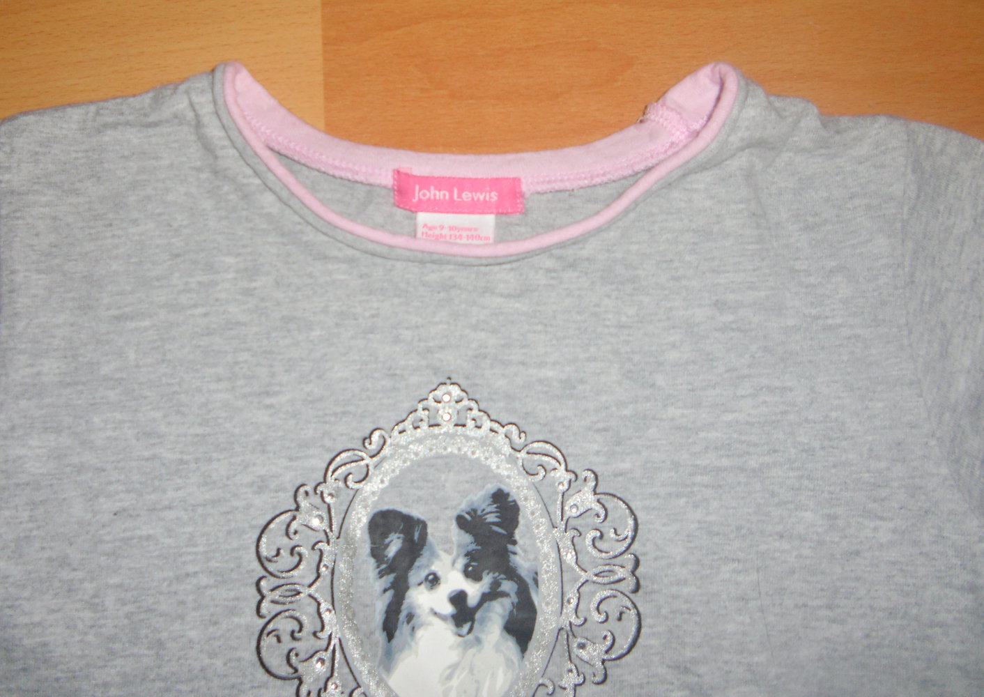 John Lewis/engl.-zuckersüßes t-Shirt Gr.9/10 ca 134/140