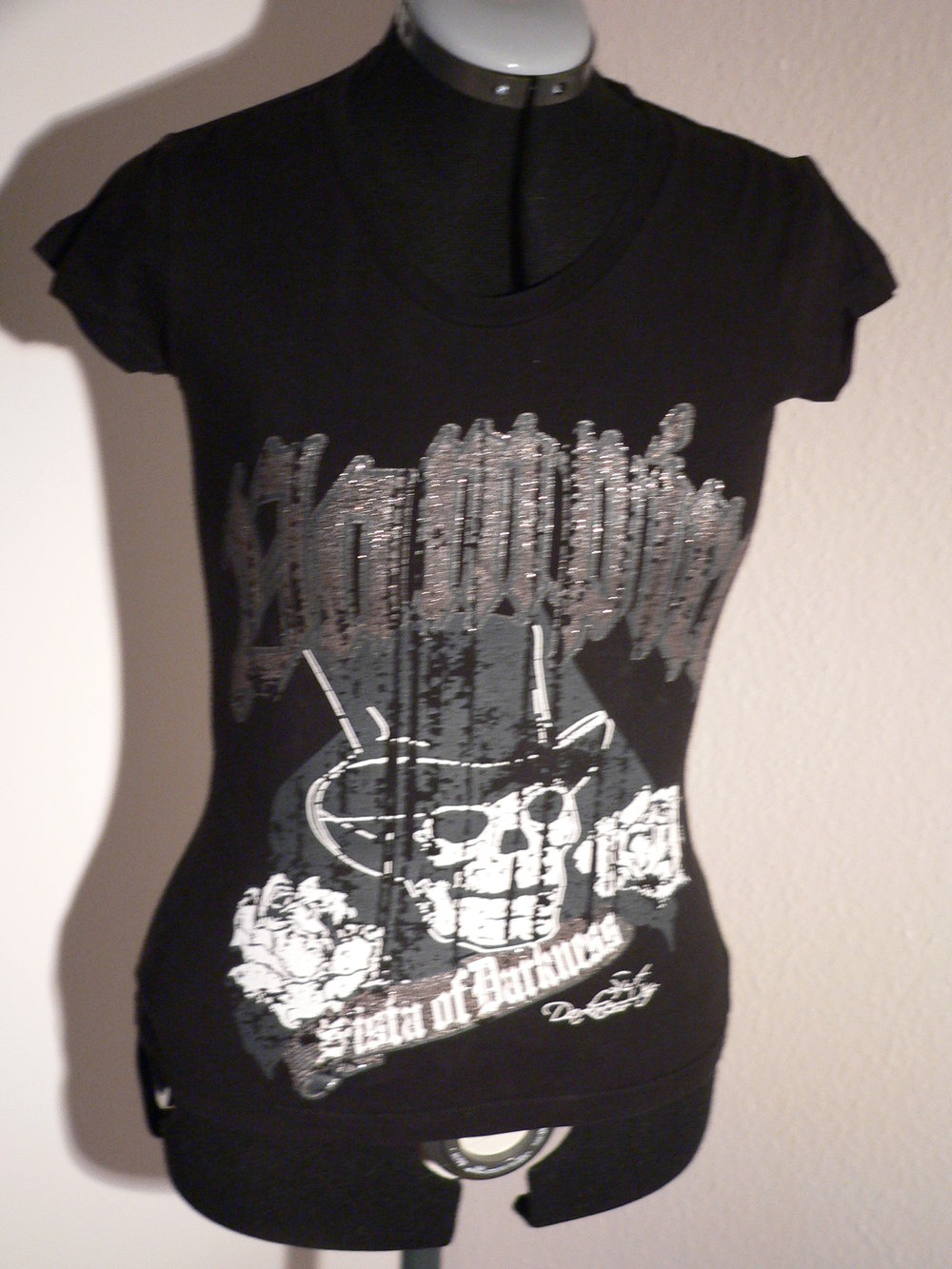 T-Shirt von FishBone mit Glitzer-Druck