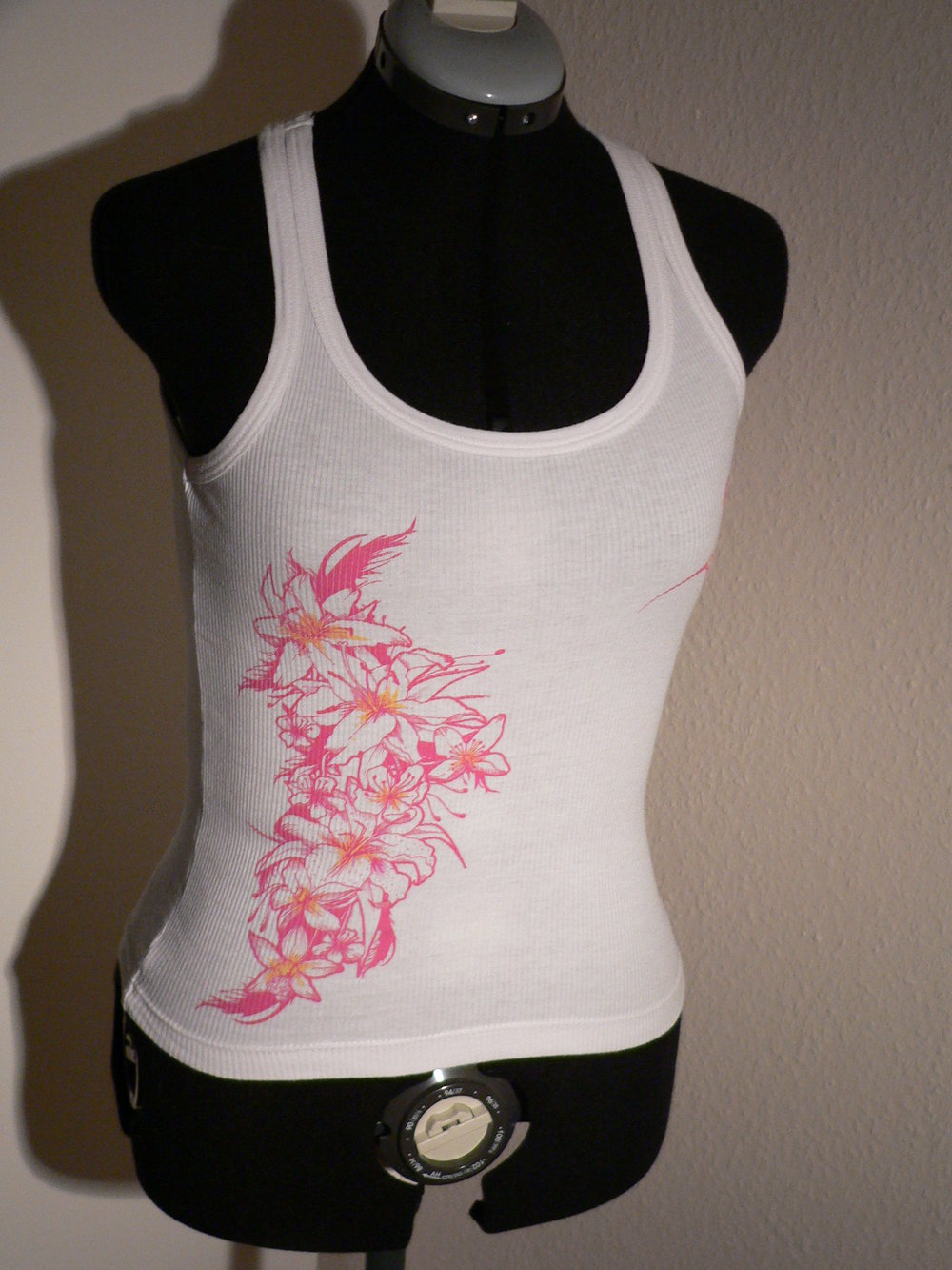 sportliches Tank-Top mit süßem Kolibri-Druck