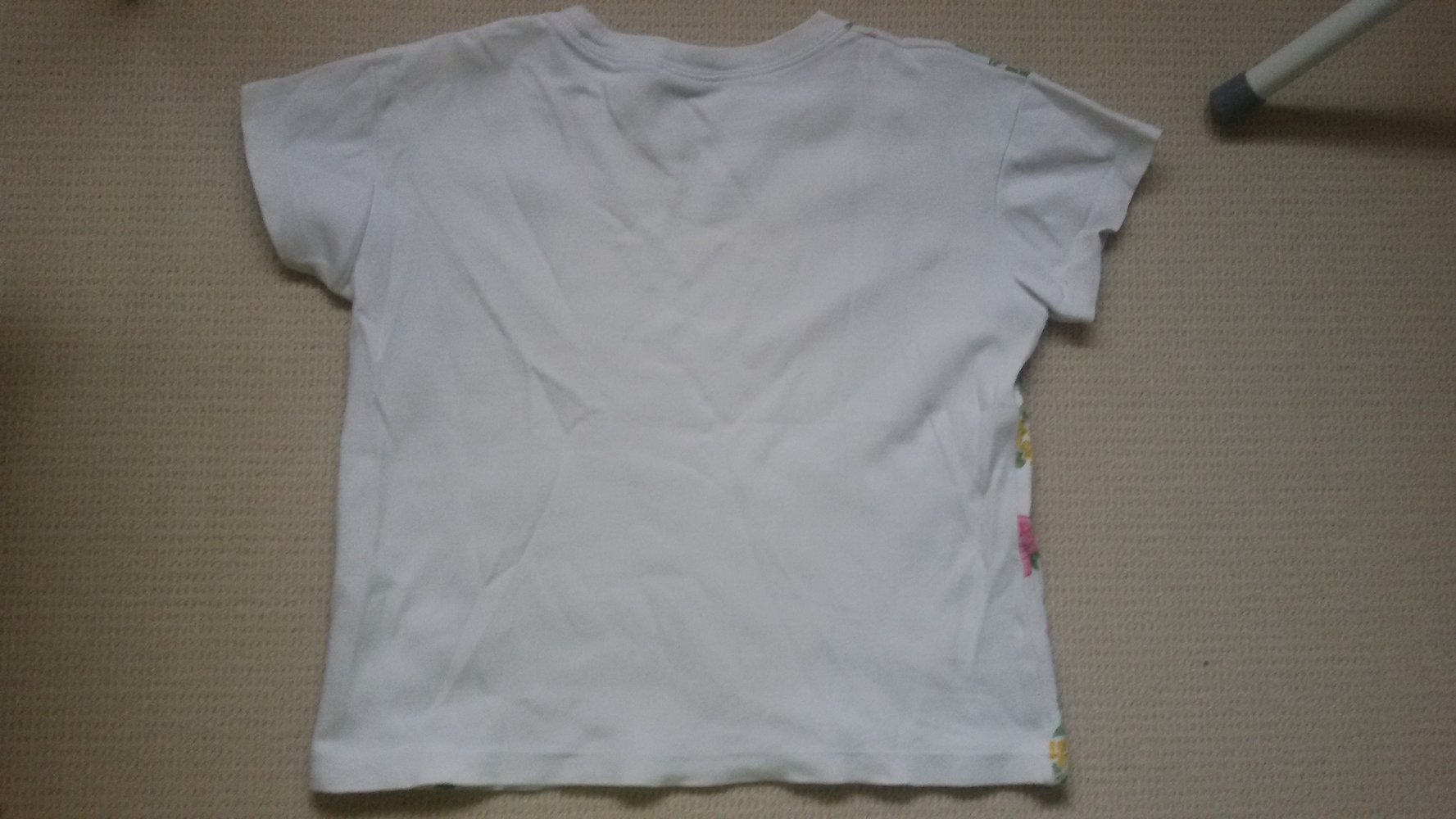 Tolles T-Shirt geblümt weiß Rosen von Popolino Gr. 134 Schweden