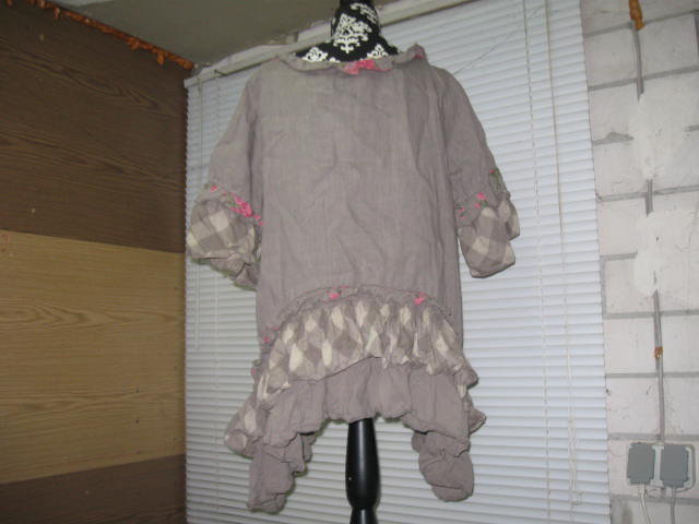 *** Tunika ~ Volant ~ Rüschen ~ Leinen ~ Lagenlook ***