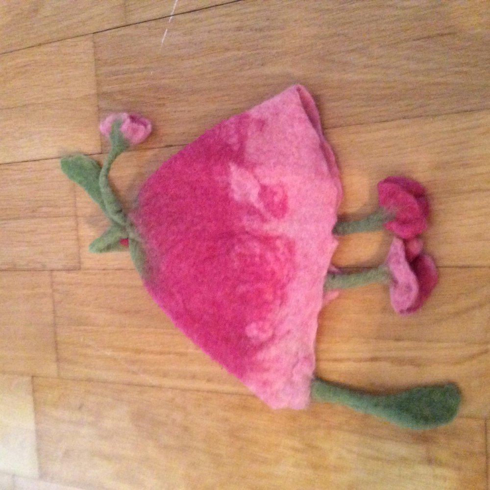 Waldorf Mütze gefilzt handgemacht neu Filz Mütze  