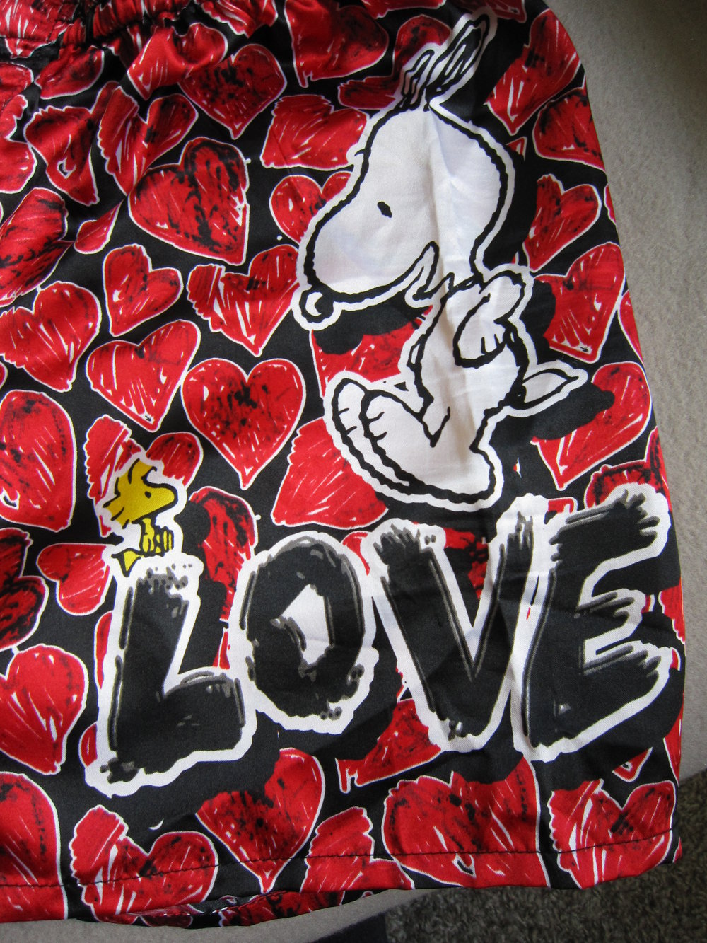 Snoopy Boxershorts Herzen
