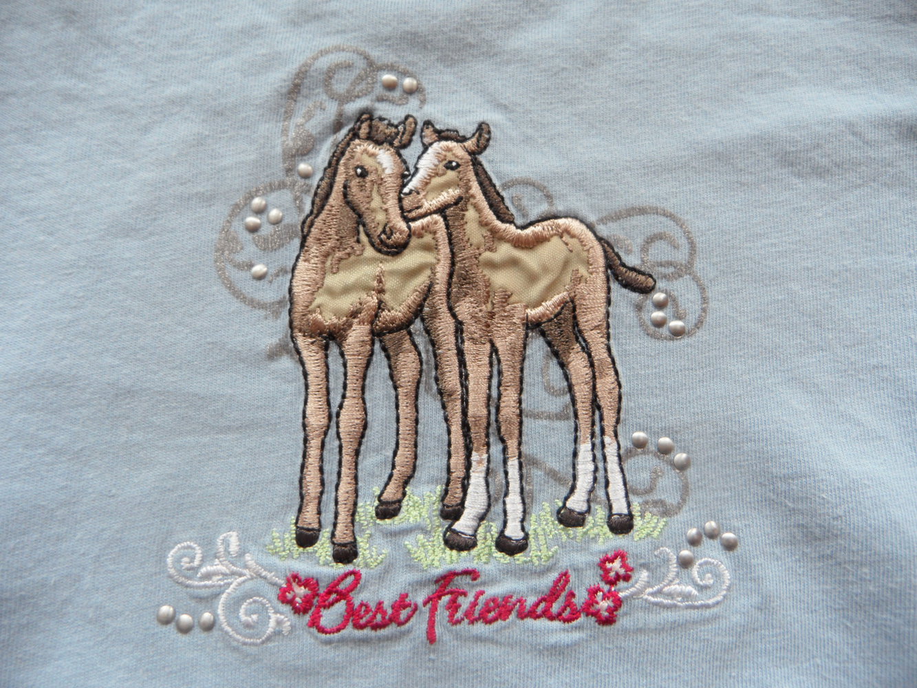 Salt and Pepper Wendy T-Shirt mit Pferden