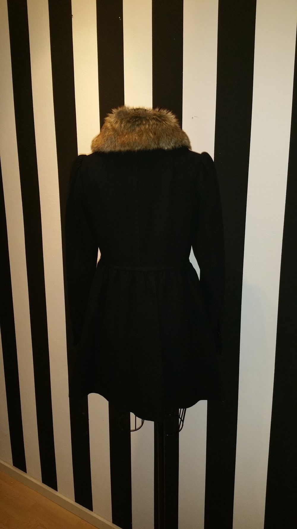 H&M Mantel, schwarz