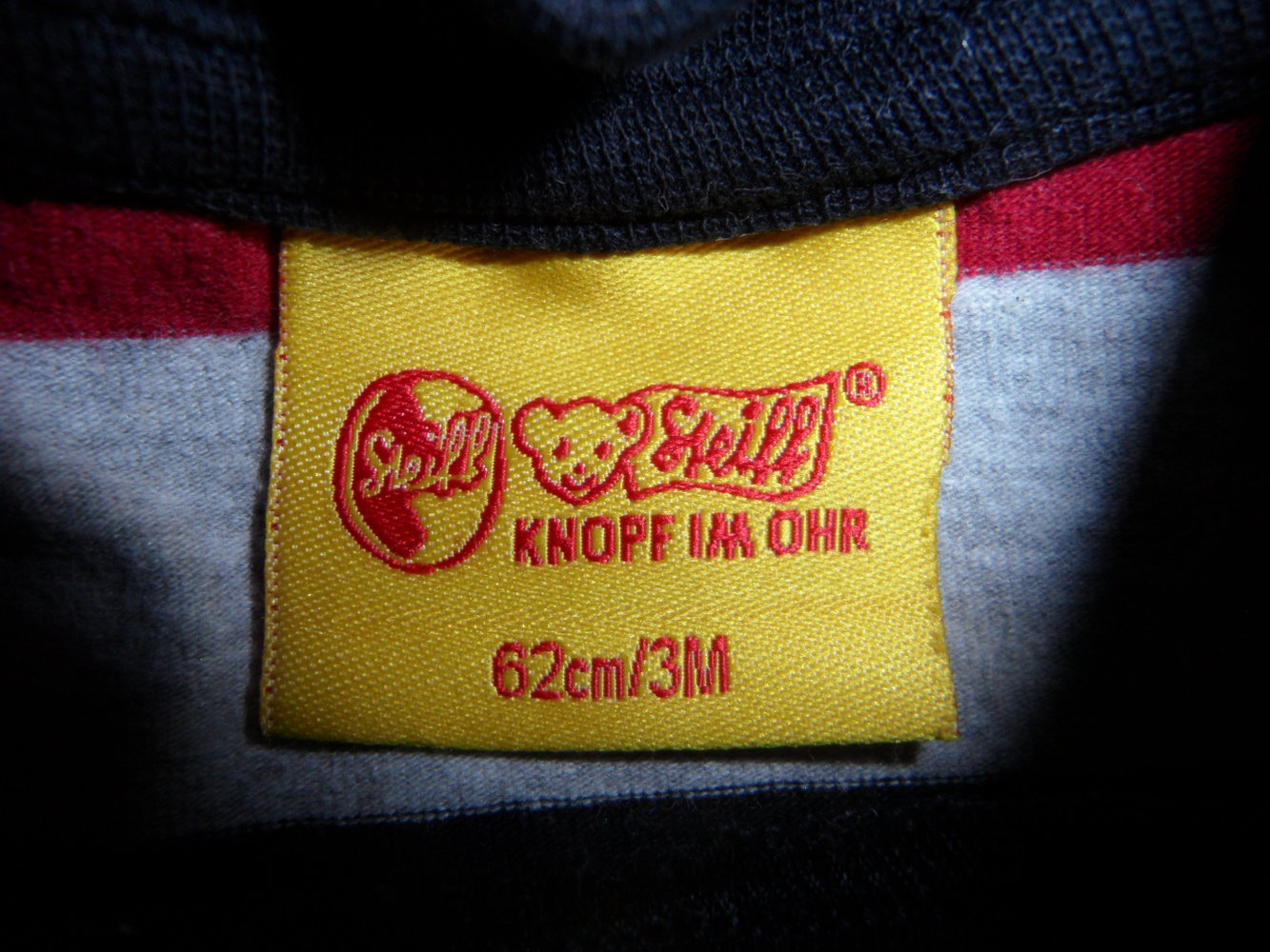 Steiff süßes T-Shirt Gr. 62 Teddy unisex