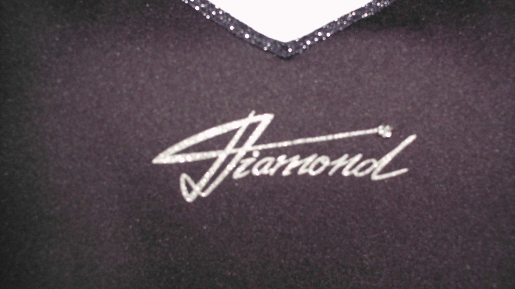 Schulterfreies Shirt schwarz, Gr.44