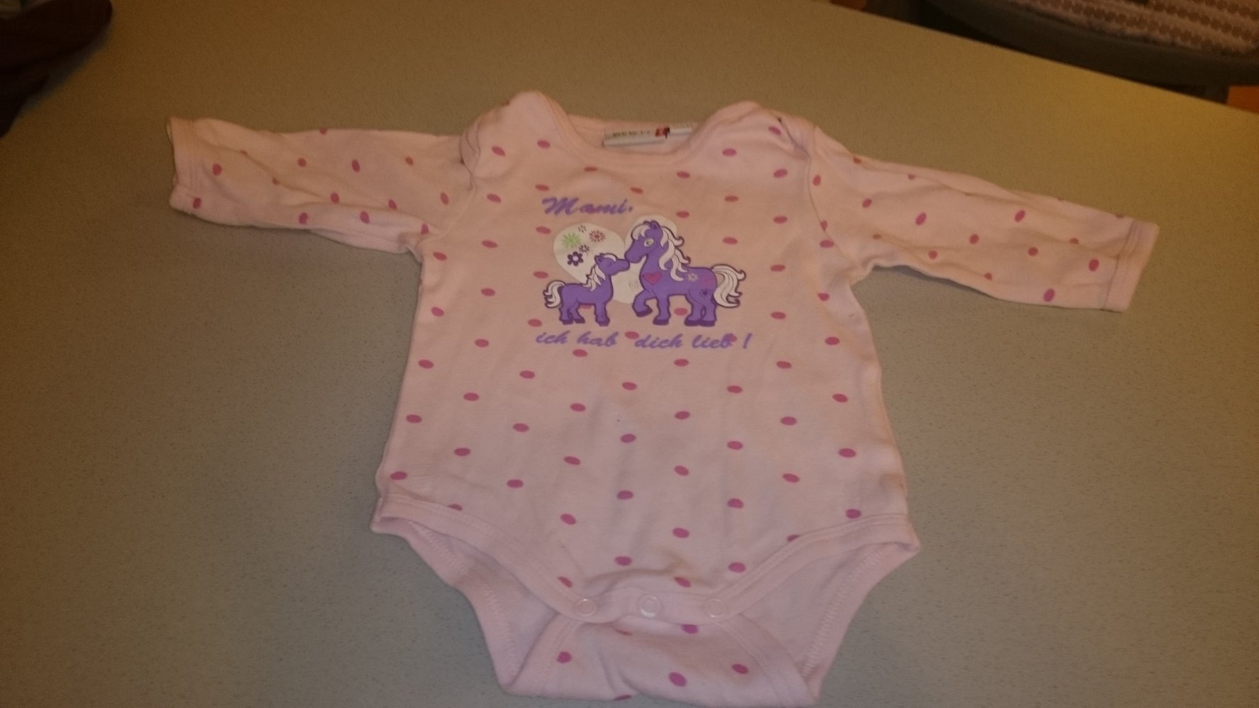 Langarmbody Gr 62/68