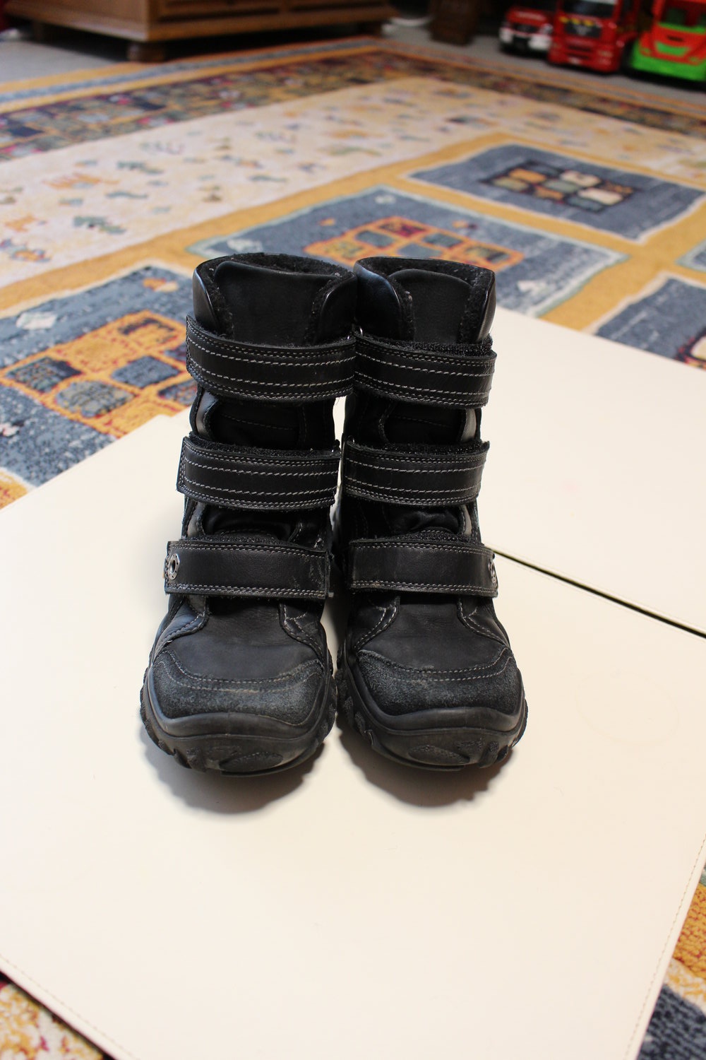 224. Winterlederstiefel von Mollio, Gr. 31