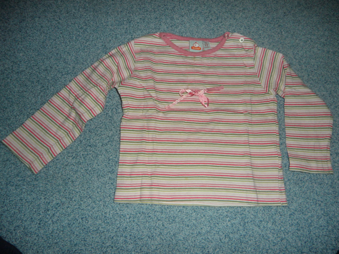 Beebies süßes Langarmshirt geringelt