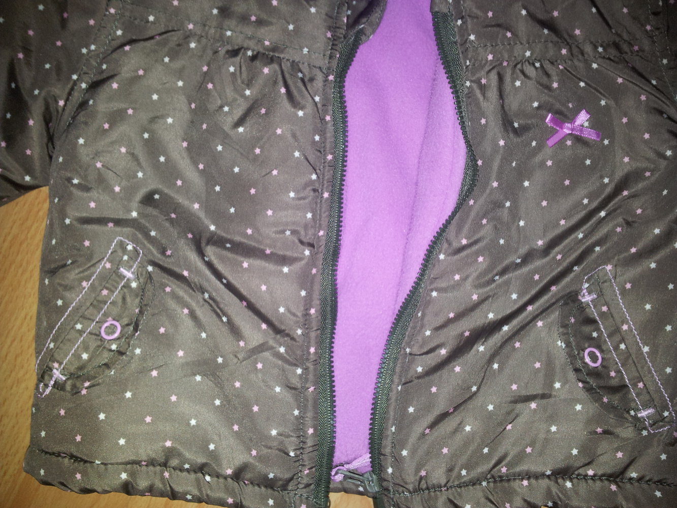 Winterjacken Sterne Gr. 80 (Zwillinge)