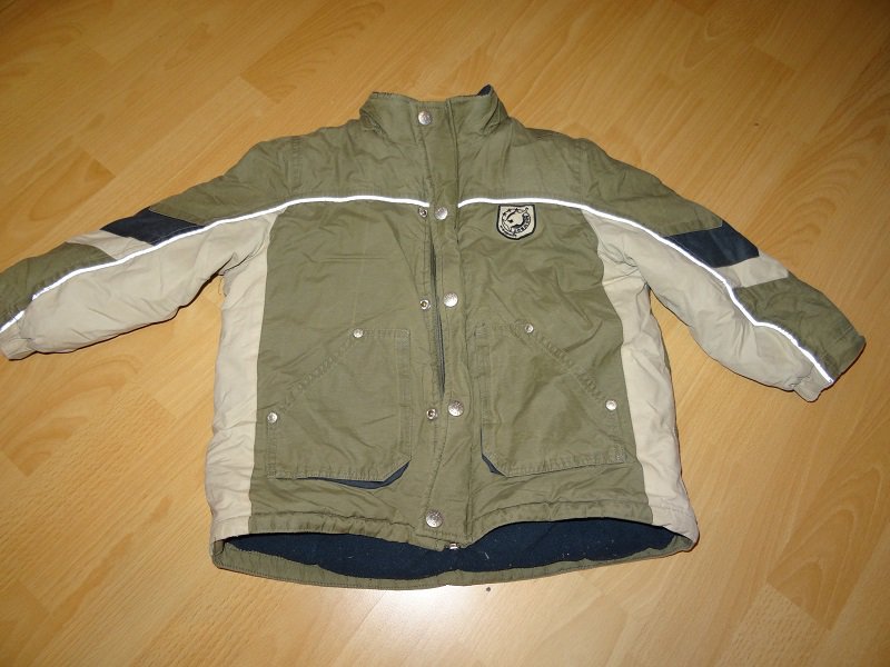 Winterjacke Gr. 98 von Basketboy mit Kapuze Winter Jacke