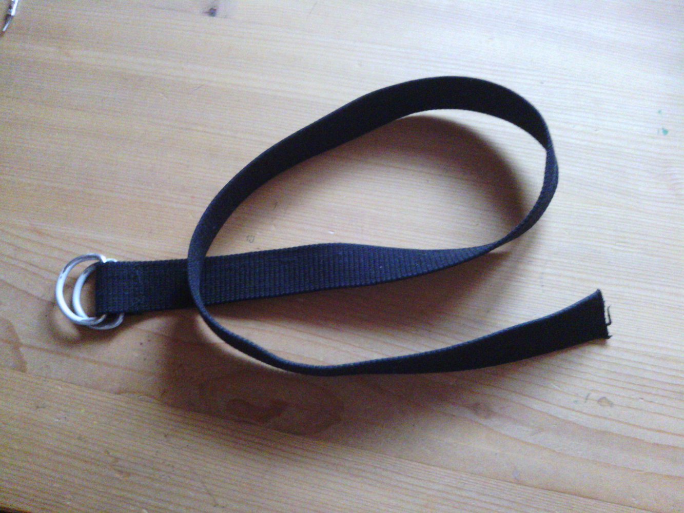 Gürtel in schwarz, ca. 100 cm lang