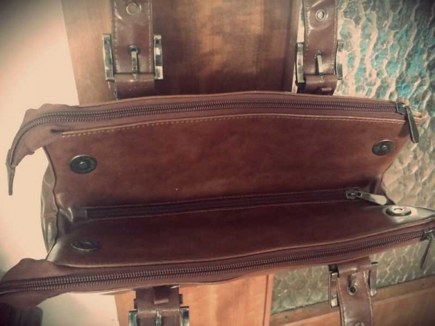 Edel Echtleder Business Handtasche aus Italien