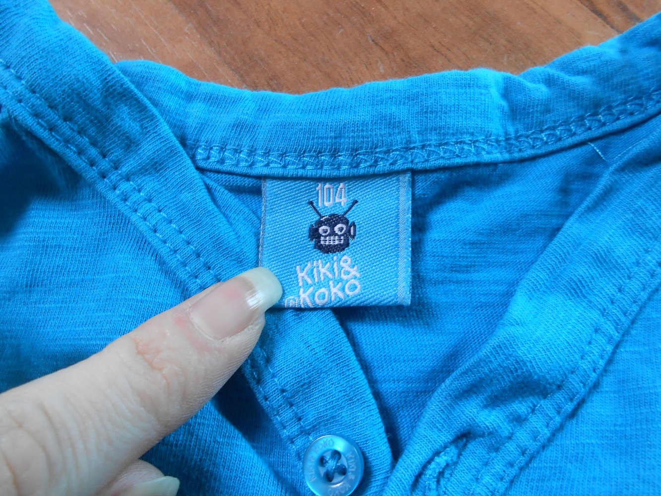 T-Shirt blau 104 kiki&koko