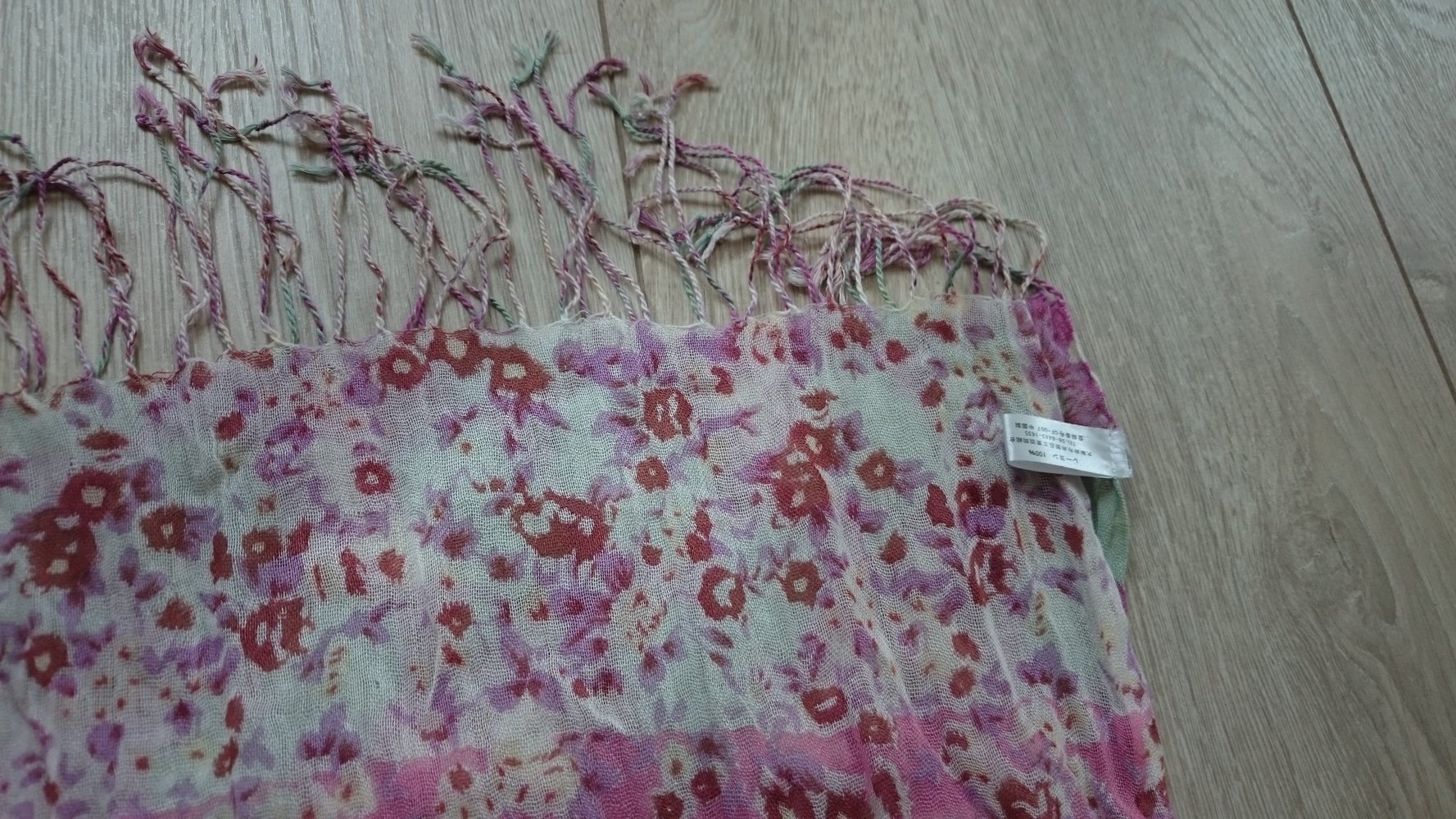 zartes florales Tuch rose