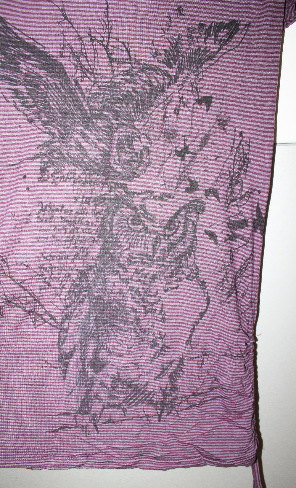 schönes Oberteil / Top / T-shirt gestreift mit Aufdruck