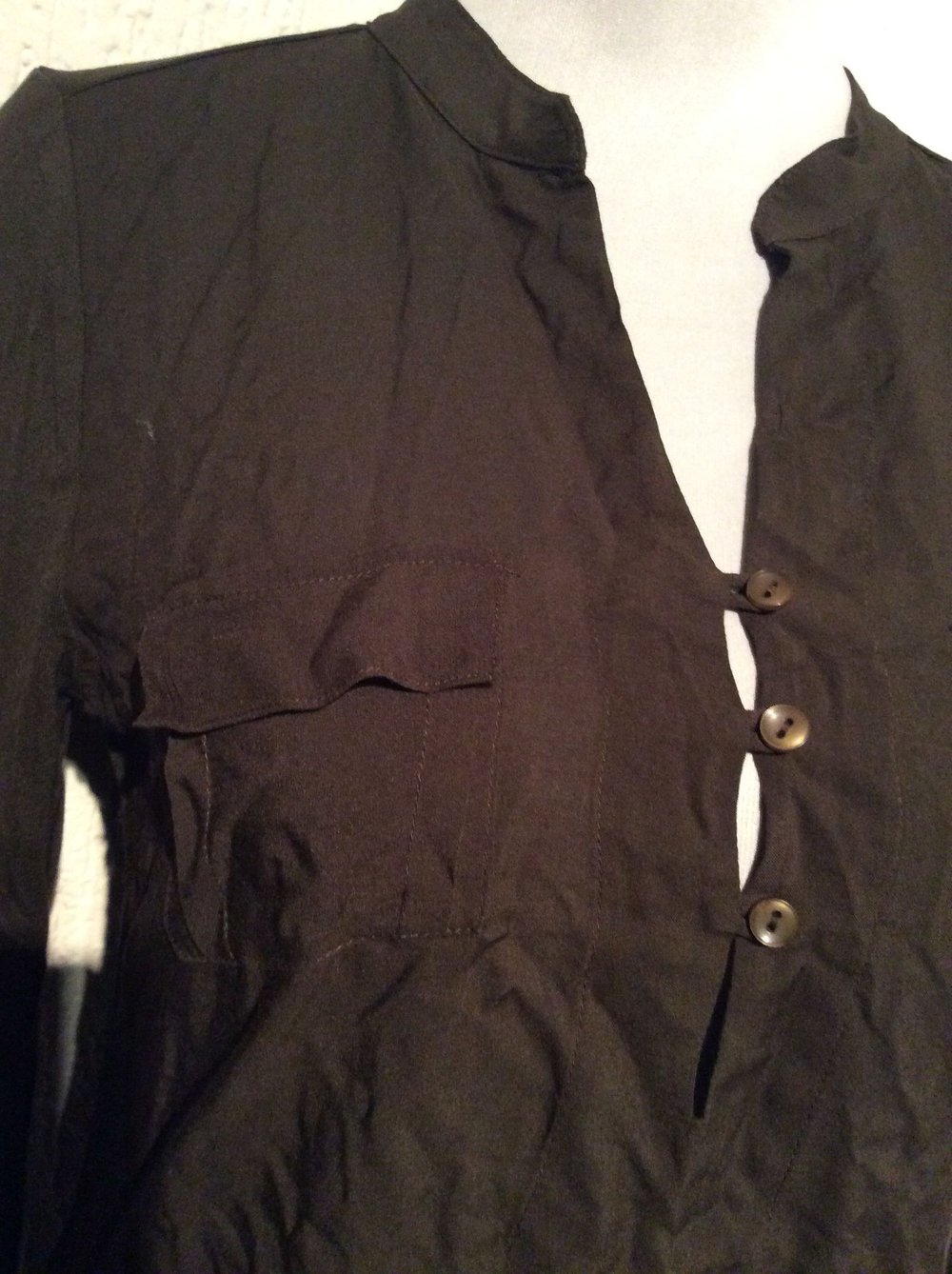 B&C Best Connection Bluse Shirt neu Größe 34 Khaki Damen 